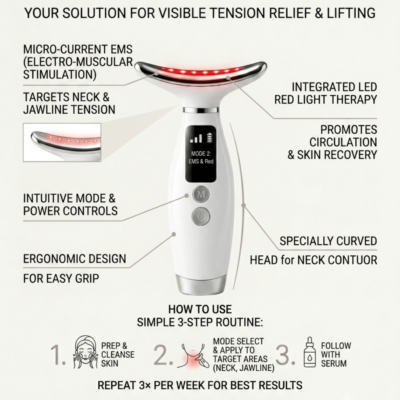 Facial Neck Massager - VléraFacial Neck MassagerVléraFacial Neck Massager