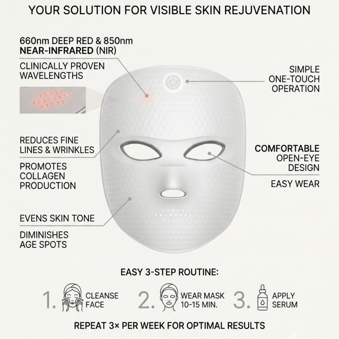 Red Light Therapy Mask - VléraRed Light Therapy MaskVléraRed Light Therapy Mask